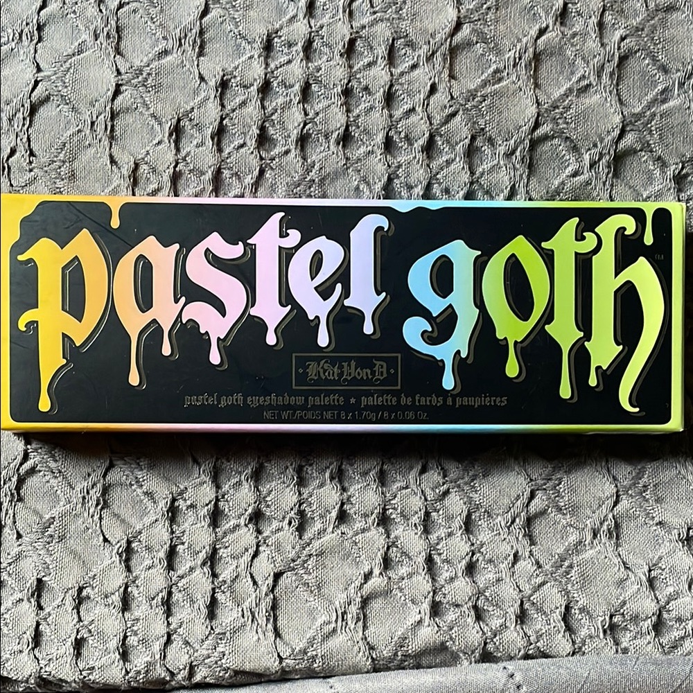 Kat Von D Pastel Goth Palette with Multicolor Design
